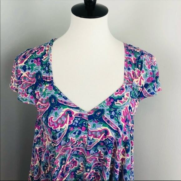 Matilda Jane In The Maze Floral Swing Tunic Top Size Small Spring - Picture 5 of 10